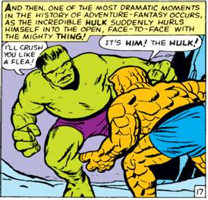 thing vs. hulk