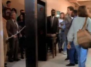 Is that metal detector made of wood?