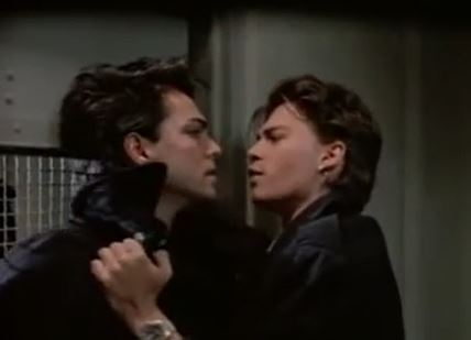 Battle of the big hair. 