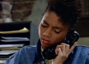 "I'll just check my caller ID, and... Oh, right, it's still the '80s."