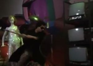 I wear my sunglasses at night, so I can, so I can smash televisions. 