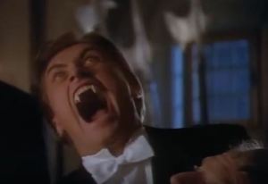 Every episode has a gratuitous fang shot, in case you forgot.